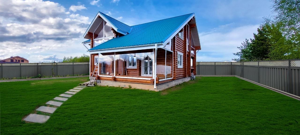 Мягкие окна на веранде загородного дома в Люберцах